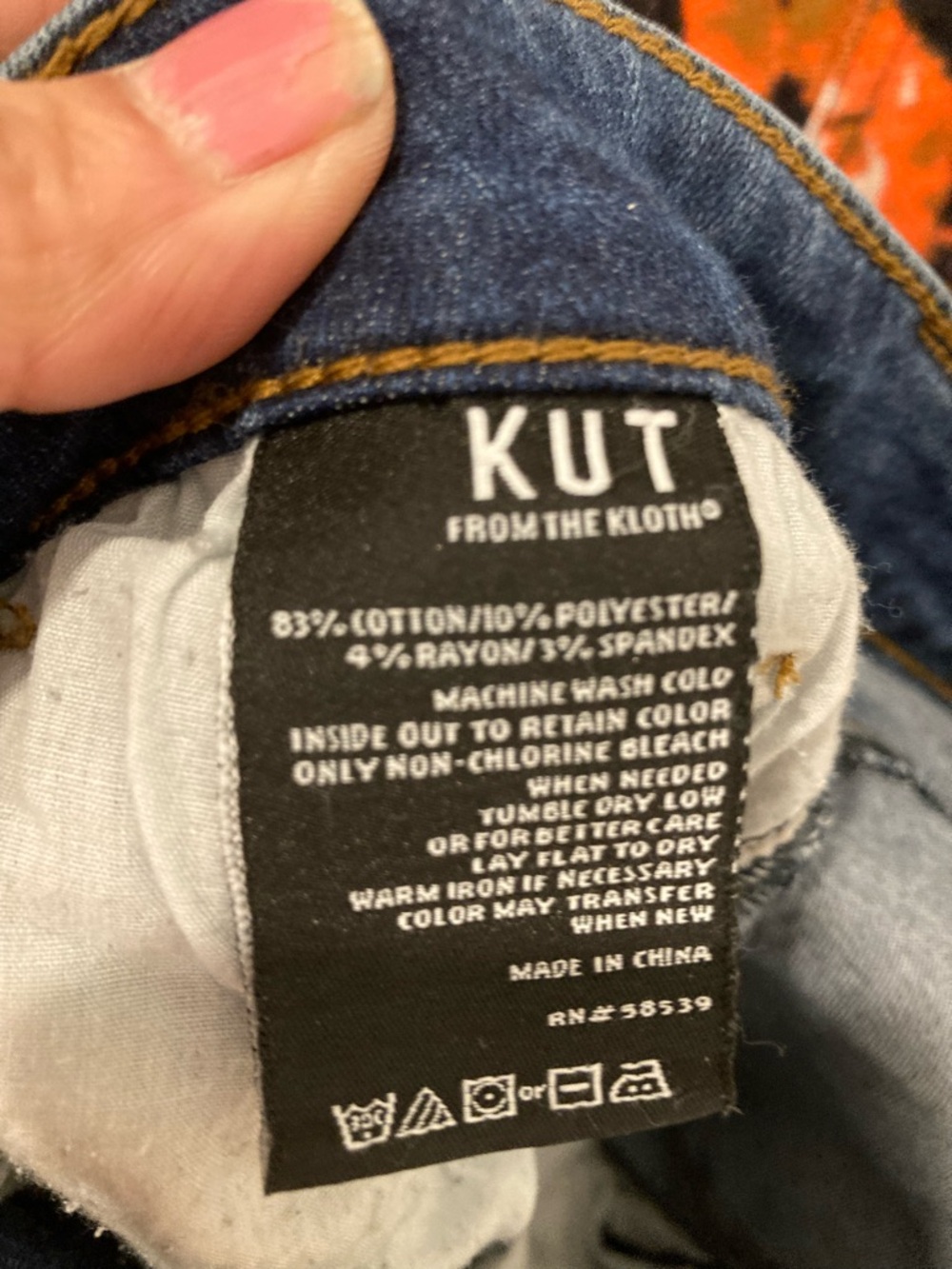 Kut from the Kloth Medium Blue Skinny Jeans - Picture 4 of 5